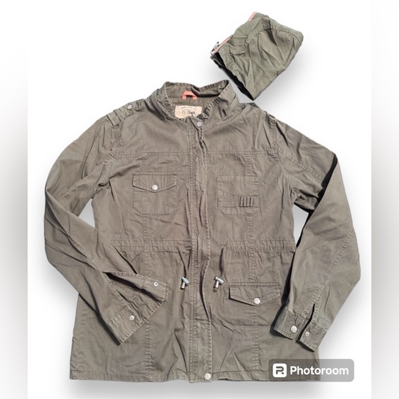 Women’s Olive Green Utility Jacket - EUC - Picture 4 of 6